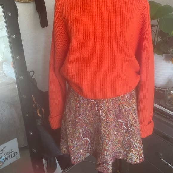 Zara paisley print skirt made in Marocco size medium - Picture 3 of 5